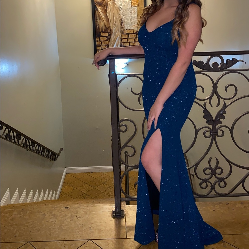 Sparkly Emerald Green Formal Dress